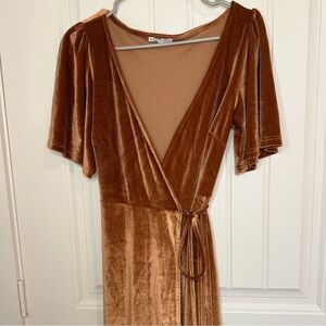 Baltic Born Velvet Wrap Dress